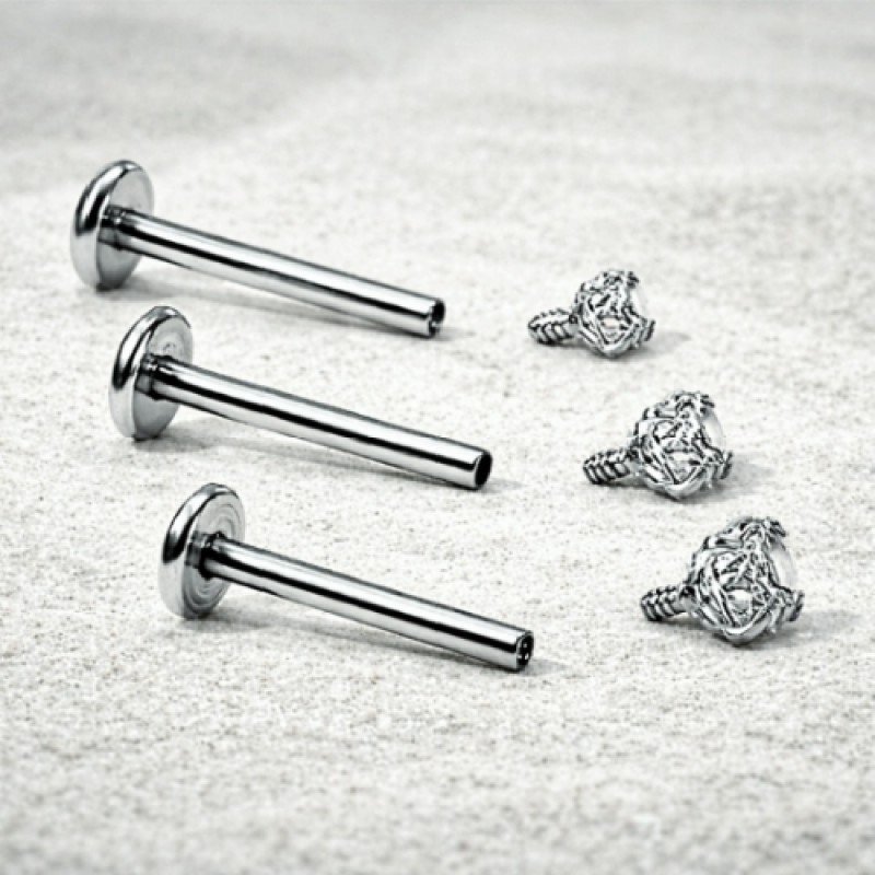 Trio piercing aço inoxidavel 72024