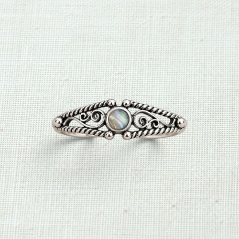 Anel com abalone 22963