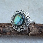 Anel com abalone 22965