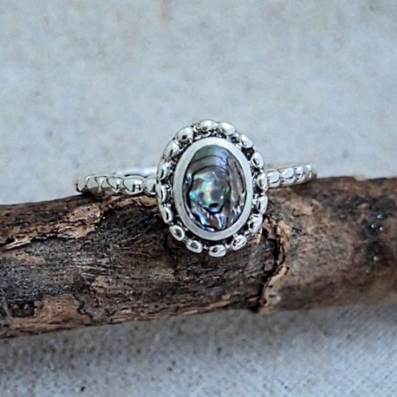 Anel com abalone 22967