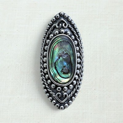 Anel com abalone 22968 Anel com abalone 22968