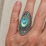 Anel com abalone 22968