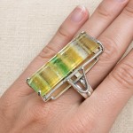 Anel com fluorita 20767