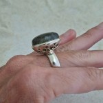 Anel com labradorita 21021