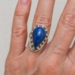 Anel com lápis lazuli 21150