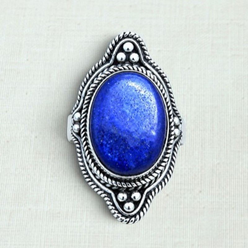 Anel com lápis lazuli 21152