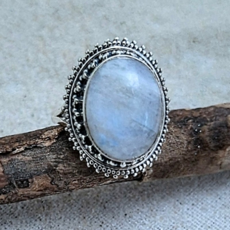 Anel com pedra da lua 21505