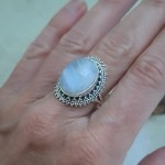 Anel com pedra da lua 21505