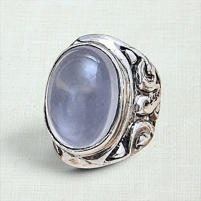 Anel com quartzo rosa 21915