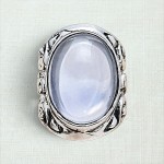 Anel com quartzo rosa 21915