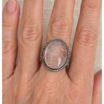 Anel com quartzo rosa 21916