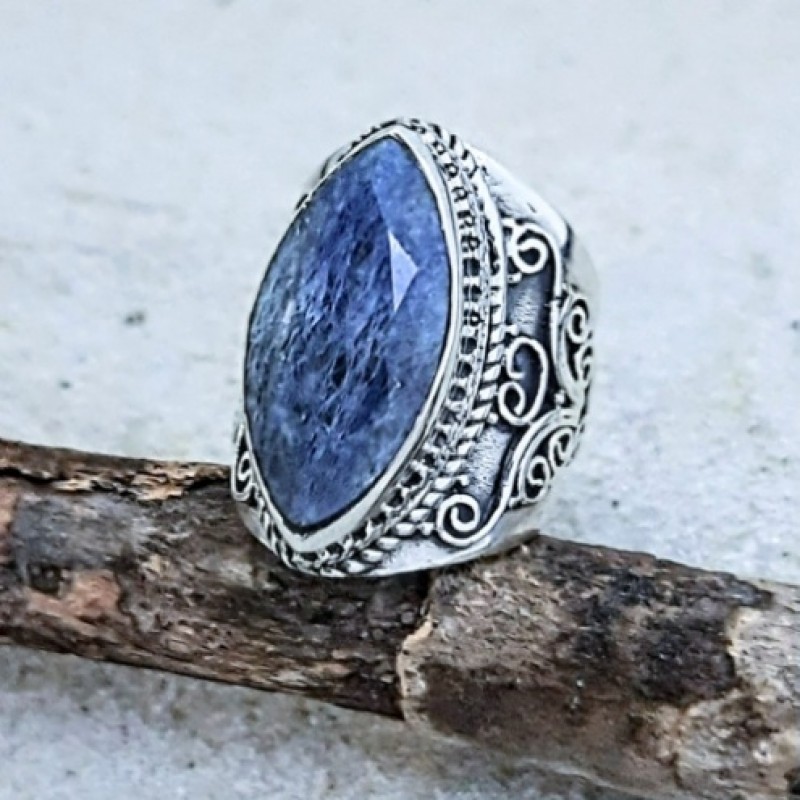 Anel com safira indiana 22201 