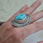 Anel com turquesa 22400 Anel com turquesa 22400