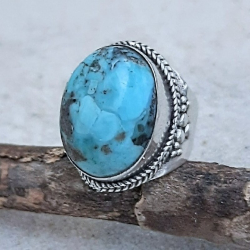 Anel com turquesa 22411 