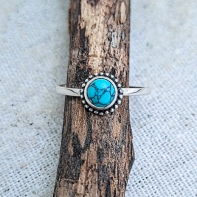 Anel com turquesa 22436 Anel com turquesa 22436