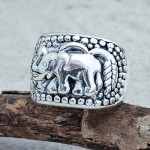 Anel elefante eletroformação  33226