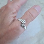 Anel flor ajustavel 34484