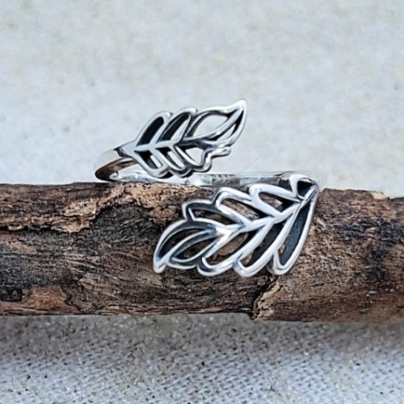 Anel folhas 33288