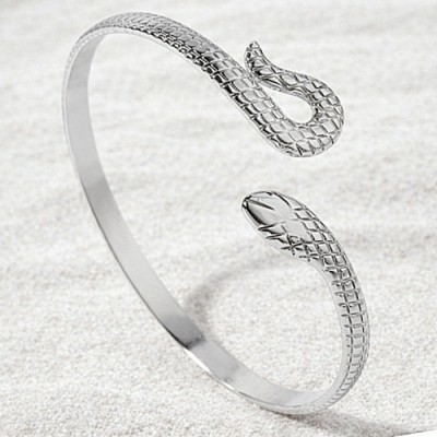 Bracelete serpente aço inoxidavel 71201 Bracelete serpente aço inoxidavel 71201