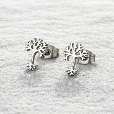 Brinco arvore da vida aço inoxidavel 73019