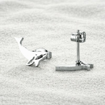 Brinco baleia aço inoxidavel 73001
