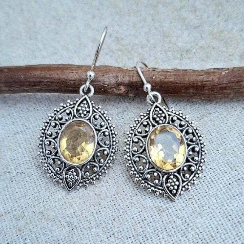 Brinco com citrino 44407