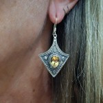 Brinco com citrino 44411