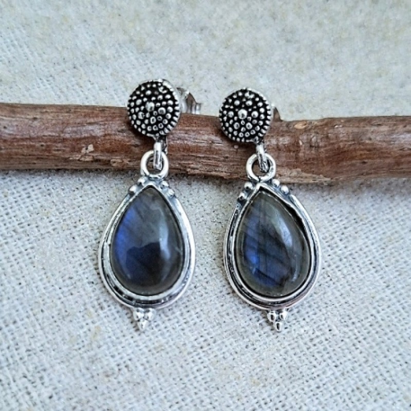 Brinco com labradorita 45004