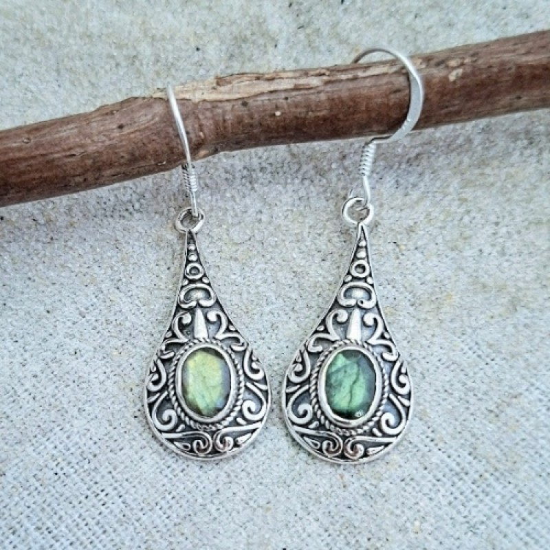 Brinco com labradorita 45012