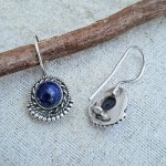 Brinco com lapis lazuli 45108