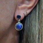 Brinco com safira indiana 46203