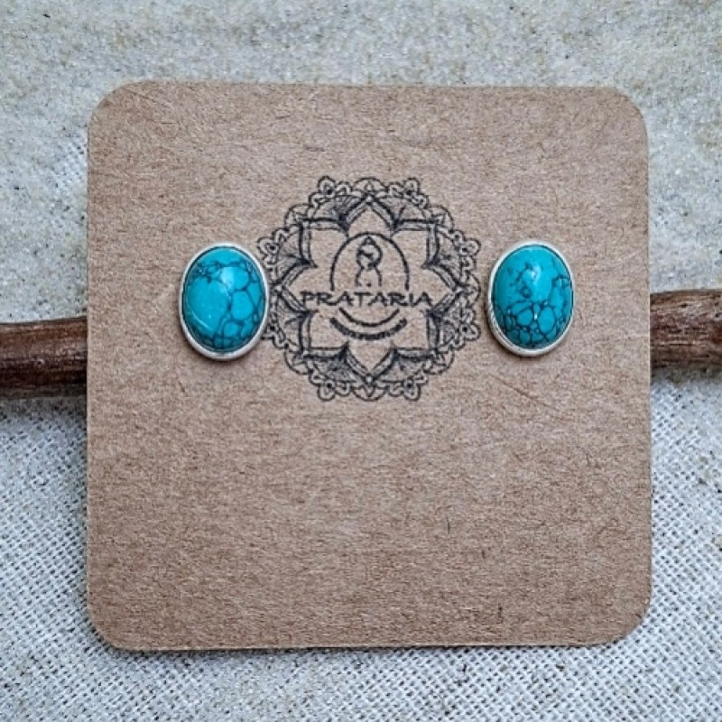Brinco fixo turquesa 46403
