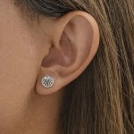 Brinco concha aço inoxidavel 73005