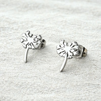 Brinco dente de leao aço inoxidavel 73006