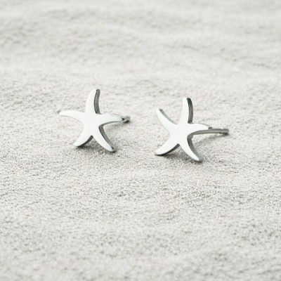 Brinco estrela aço inoxidavel 73015