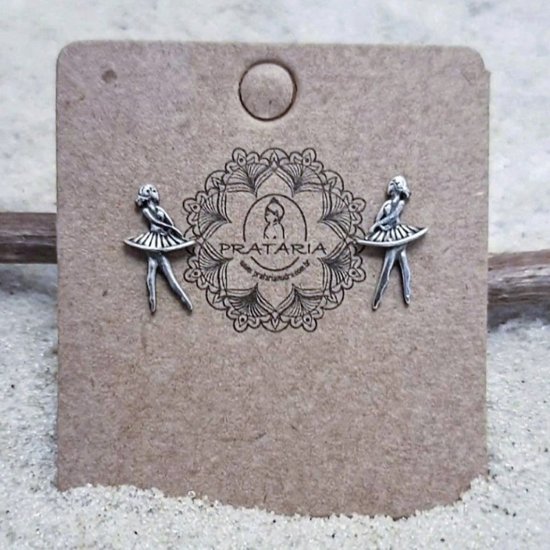 Brinco fixo bailarina 56147