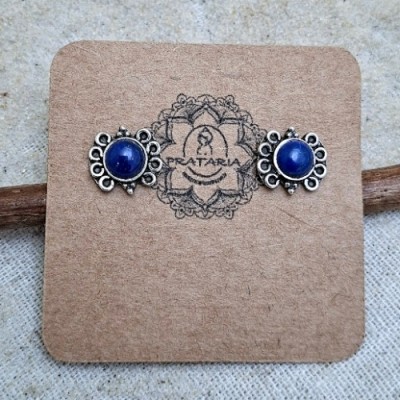 Brinco fixo lápis lazuli 45103 Brinco fixo lápis lazuli 45103