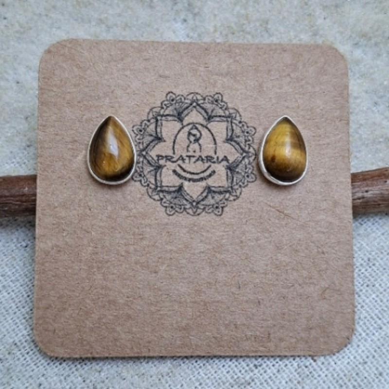 Brinco fixo olho de tigre 45301