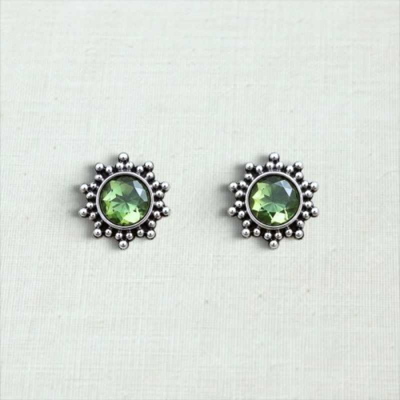 Brinco fixo peridoto  45612
