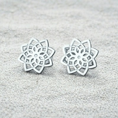 Brinco mandala aço inoxidavel 73010