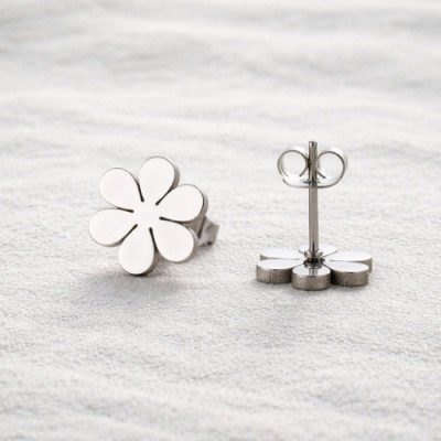 Brinco margarida aço inoxidavel 73032