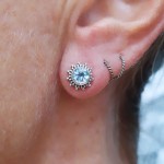 Brinco fixo topázio azul 46312