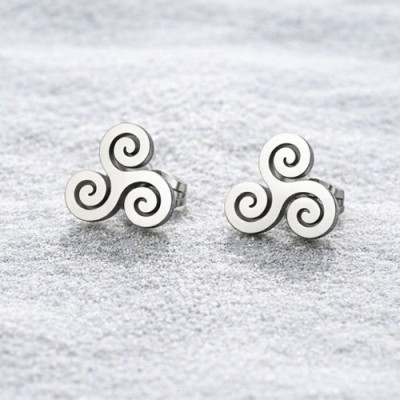 Brinco triskle aço inoxidavel 73008