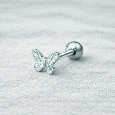 Piercing aço inoxidavel borboleta 72019 Piercing aço inoxidavel borboleta 72019