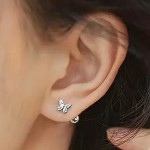 Piercing aço inoxidavel borboleta 72019