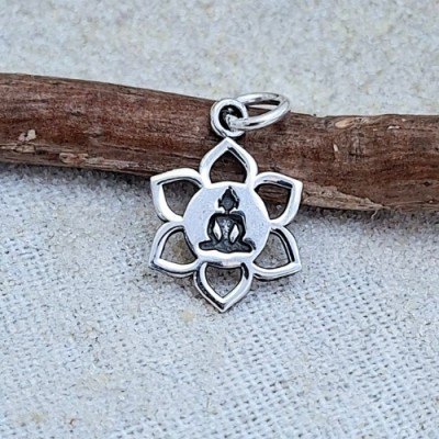 Pingente buda lótus 8390