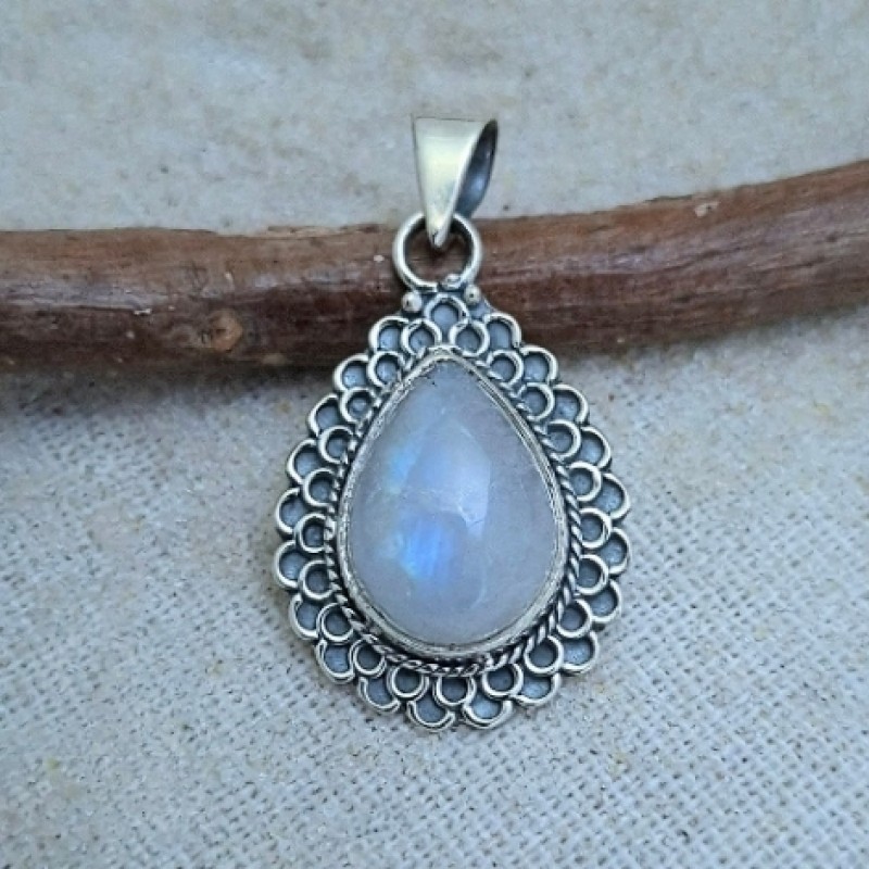 Pingente com pedra da lua 7172