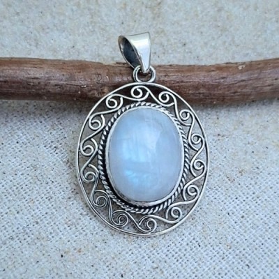 Pingente com pedra da lua 7266 Pingente com pedra da lua 7266