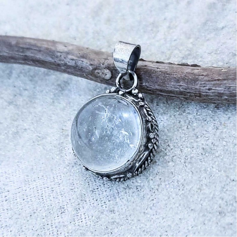 Pingente com topazio azul 7072