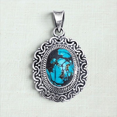 Pingente com turquesa 7007
